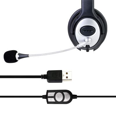 China Hot Selling In-Ear Cheap Headphones Stereo Sound High Fidelity Headphones Wired USB Computer Gaming Headsets for sale