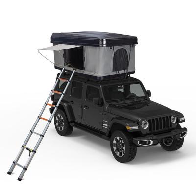 China Straight Bracing Type Customized Outdoor Waterproof Quick Open Folding Hard Aluminum Shell Car Roof SUV Car Roof Tent for sale