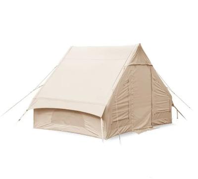 China Outdoor Portable Inflatable Tent House Camping Tent Oxford Fabric Waterproof High Quality Blow Up Bell Air Duct Inflatable Tourists Tent for sale