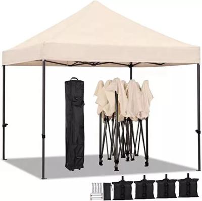 China Fireproof (DIN4102 factory direct outdoor automatic pavilion 10x10 foot folding canopy tent event trade show for sale