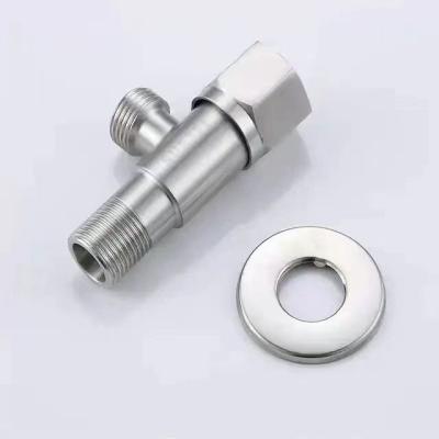 China 90 Degree Stainless Steel Modern Promotional Multi Function Water Shut Off Bathroom Angle Valve Toilet Quick Open Angle Valve for sale