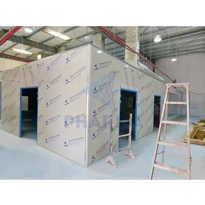 China Industrial standard GMP pharmaceutical clean room with ss304 air shower for sale