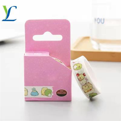 China Custom Waterproof Washi Tape Backing Tapes Silver Color Glitter Rabbit Pi Meson Washi Tape From Squareds Chinis for sale