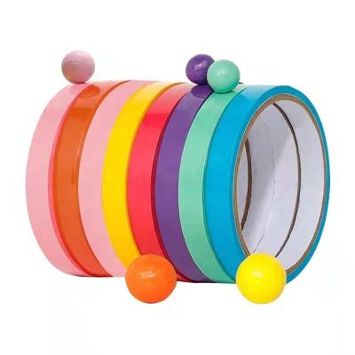 China Diang Macaron Candy Color Waterproof Ball Tape Sticky Decompression Ball Unzip Colorful Tape for sale