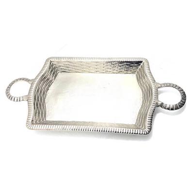 China Viable Manufacturing Supplies Factory Direct Sales Wholesale Bulk Metal Trays Like Decorative Trays Unique Serving Trays for sale