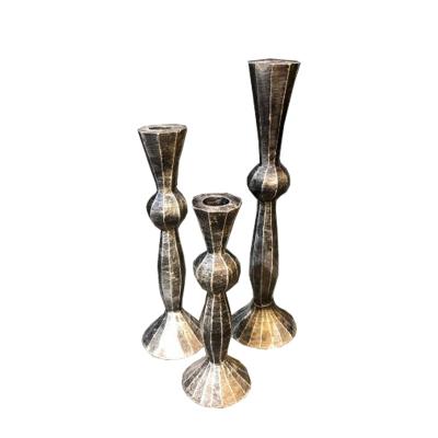 China Home Decoration Factory Wholesale Modern Design ACE-112 Creative Metal Iron Candle Holder for Home Decoration and Wedding for sale