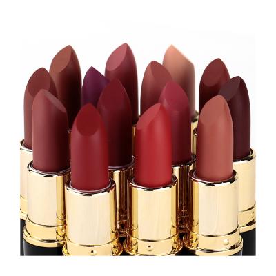 China Wholesale matte lipstick glitter lipstick vintage makeup matte painless custom nude lipstick private label cosmetics for sale