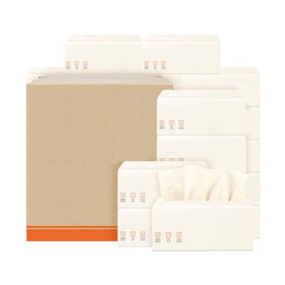 China office & Wholesale Custom Hotel Logo Accept Paper Bamboo Pulp Facial Tissue for sale