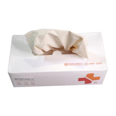 China Box Tissue OEM Comfortable Soft Bleached 3 Ply Bamboo Facial Tissue Paper for sale