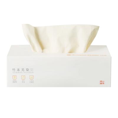 China Environmental Friendly Virgin Bamboo Soft Pack Facial Tissue Wholesales Pulp Box Tissue for sale