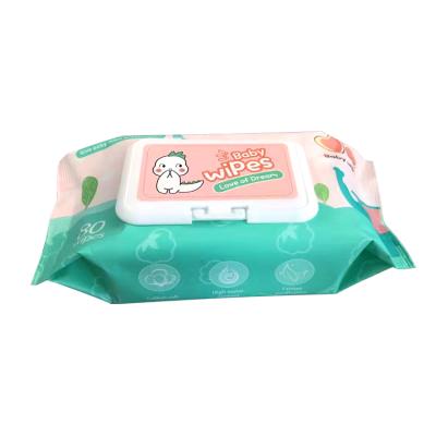 China Magic Organic Biodegradable Sensitive Soft Nonwoven Baby Flushable Baby Cleaning Cloths for sale