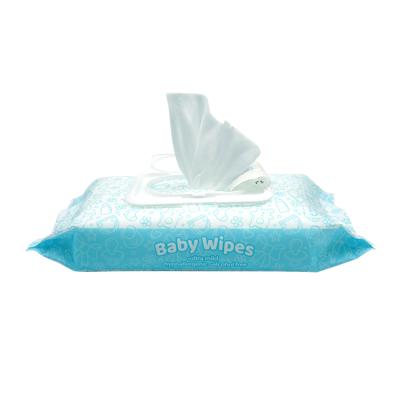 China Custom Wholesale Soft Organic Biodegradable Cheap Cleaning Cloth Baby Wet Wipes for sale