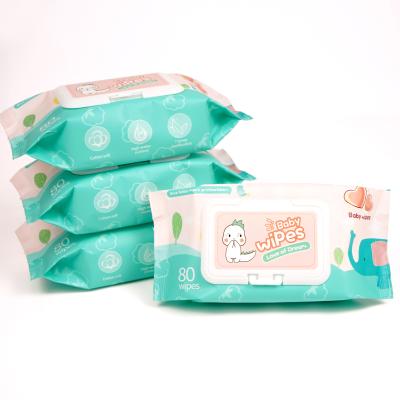 China Manufacture Cleaning Disposable Organic Biodegradable Wet Wipes For Baby for sale