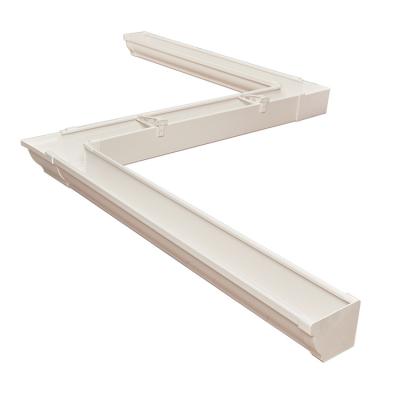 China Waterproof Plastic PVC/PVC Gutter Downspout Series Gutter Hanger for sale