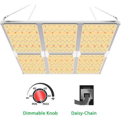 China Free Shipping High Power USA Quantum Current 600W 450w 220w 110w Daisy Chain Lm 301b Flat LED Grow Lights For Indoor Plants for sale