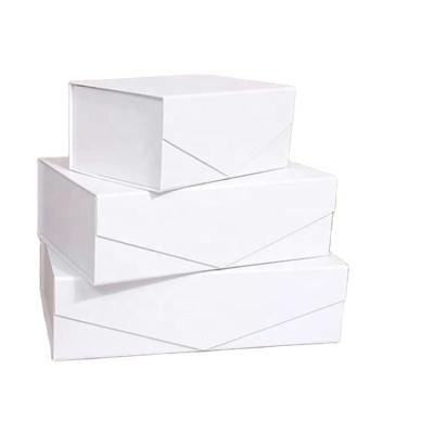 China Recycled Sim-Party Materials Rigid V-Magnet Envelope Recycled High Grade Square Cardboard Opening Folding Gift Packaging For Man And Women for sale