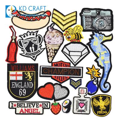 China High Quality 3D Sublimation Laser Cut Chinese Logo Dragon Tiger Dog Crown Country Flag Iron On Embroidered Blazer Patch No Minimum for sale