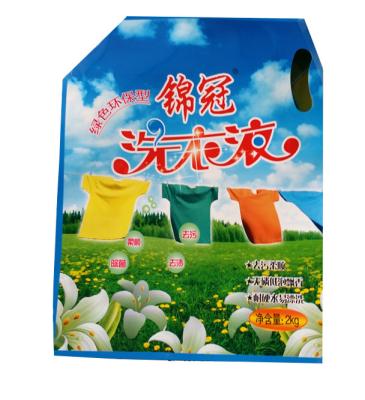 China Security Customized Color Size Printing Factory Price Best Quality Laundry Detergent Packaging Bag for sale