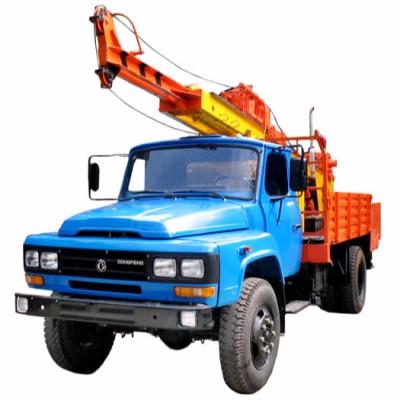 China Geotechnical Exploration Tractor Mounted Portable Mini Hydraulic Water Well Drilling Rig For Hard Rock Boring Well Drilling Rig for sale