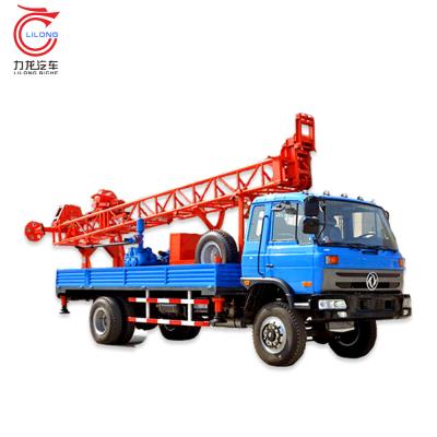 China High efficiency and multifunctional truck mounted small portable mini borehole well drilling rig workover rig price for sale