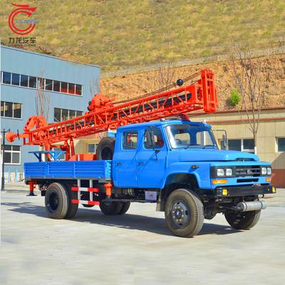 China 300 Meter Truck Mounted Water Well Drilling Tailer Mounted Water Well Drilling Rigs For Sale for sale