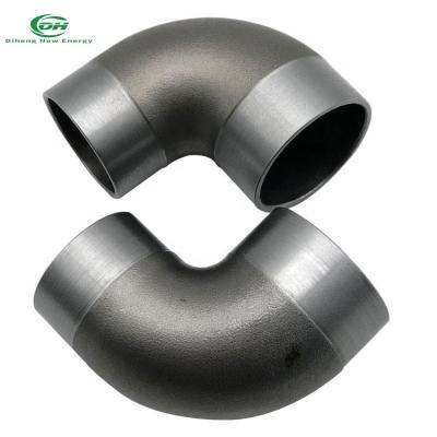 China Industry Customized casting 304 stainless steel carbon steel elbow 90 degree dredging pipe for sale