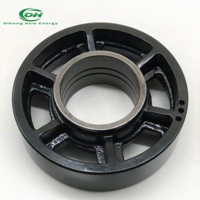 China Industry Customized high-quality metal castings ductile iron transmission system slotless pulley agricultural accessories for sale