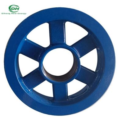 China Industry Professional customized large-volume cast iron gray iron single-slot pulleys delivered on time 100% inspection for sale