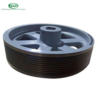 China Industry Professional customized production of flat belt transmission wheel cast iron groove belt wheel 100% on time delivery for sale