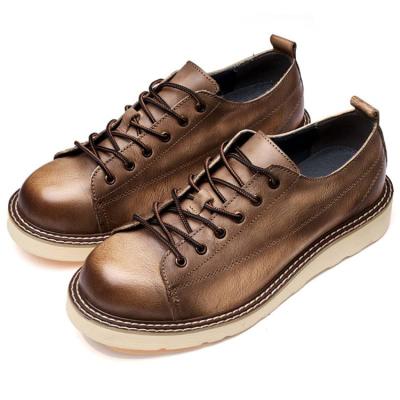 China Hot Selling Breathable Rubber Sole Printing Men's Fashion Lace Roman Boots Casual Shoes for sale