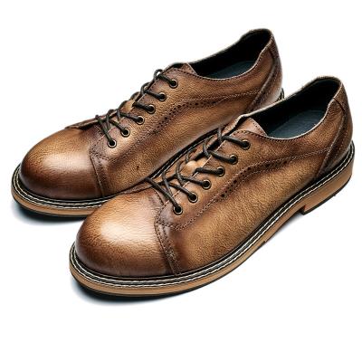 China New Arrival High Quality Genuine Leather Breathable Shoes Mens Oxfords Wholesale Customization for sale