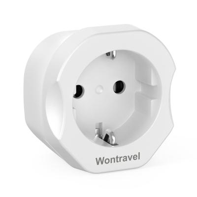 China Commercial Mini Portable Universal Power Adaptor World Travel Plug Outlet Euro to UK Plug Adapter for sale