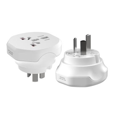 China Commercial Hot Sale Universal European Aus Uk Us Plug Travel Outlet Australia China Power Plug Adapter for sale