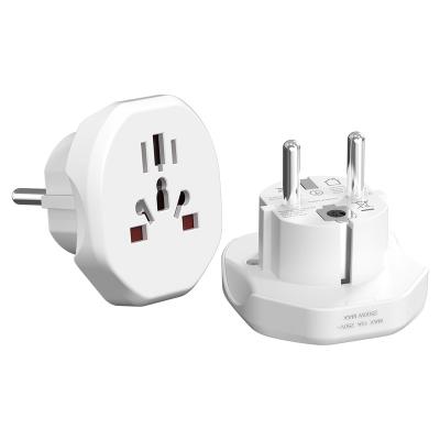 China Commercial MIni World Universal Socket Multiple Plug European US Germany France Travel Power Adapter for sale