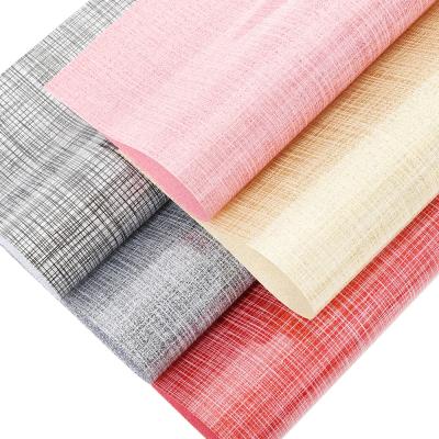 China Apparel 25x30CM Sheets Heat Transfer Vinyl Glitter Plaid Stripe Print Designs HTV Vinyl For Cricut T-shirts Clothes for sale