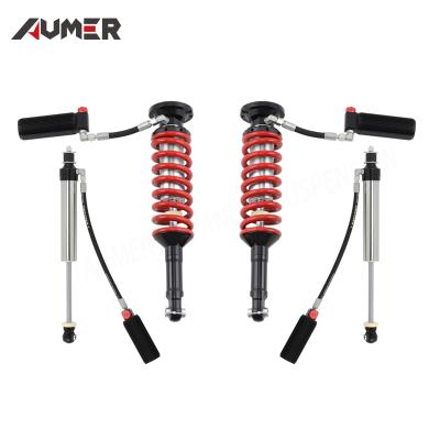 China Pajero V93 Steel / Aluminum 4x4 Suspension Kit Off Road Adjustable Compression Nitrogen Coilover Shock Absorber for sale