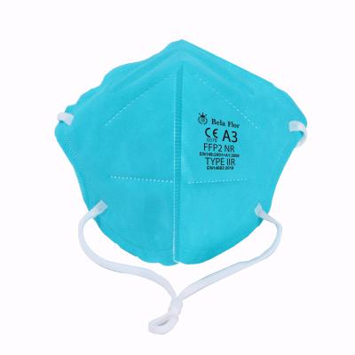 China 2021 new products sky blue color ffp2 custom surgical nr EN14683 nr EN14683 comfortable fit eco-friendly type IIR medical grade medical grade face mask for sale