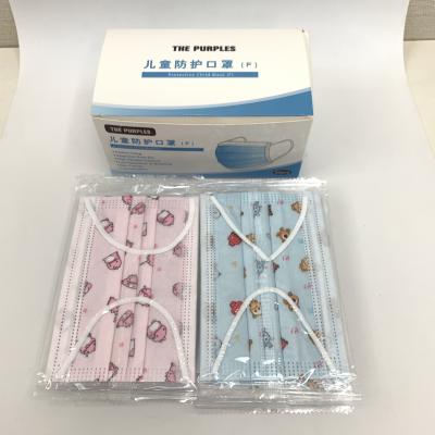 China 3 Ply Earloop Face Mask Kids Disposable Medical Elastic Face Mask Earloop Skin Contact Type European IIR Face Mask 3 Ply In Stock Urgent Delivery for sale