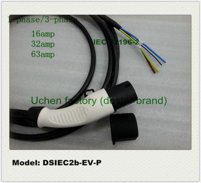 China IEC 62196 industrial charging station charger dostar EV side connector for sale