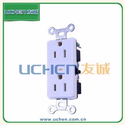 China Electrical waterproof receptacle NEMA 5-15 TR receptacle/NEMA 5-15 15a socket YGB-047 residential/general purpose schuko electrical outlets for sale