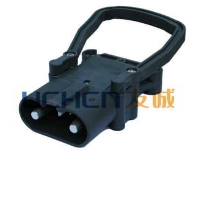 China Polycarbonate UCHEN Forklift Battery Connector EC 80/160/320 (Style 80/160/320A, 150V) for sale