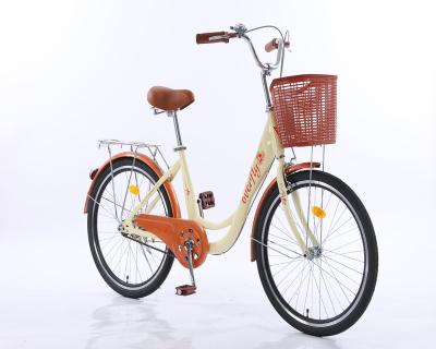 China Steel 24 INCH GIRLS BIKE CITY BIKE WOMEN BIKE for sale