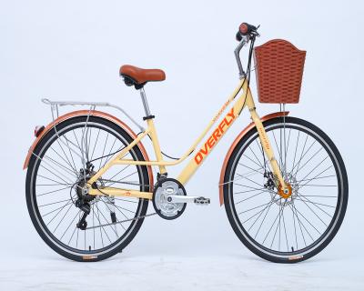 China ALUMINUM ALLOY steel LADY BIKE CITY BIKE 26 INCH for sale