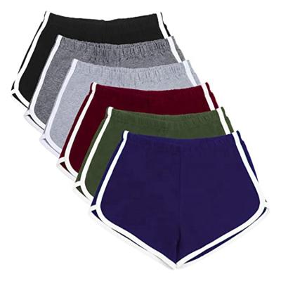 China Breathable 6 Piece Cotton Sports Shorts Yoga Pants Dance Shorts Running Shorts For Women for sale