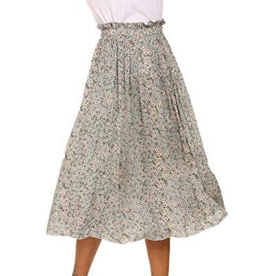 China Hot Sale Casual High Elastic Waist A Line Breathable Pleated Midi Chiffon Women Skirts With Pockets for sale