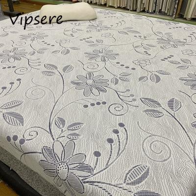 China Breathable Factory 160gsm Floral Pattern Polyester Fabric for mattress for sale