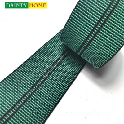 China Manufacturer High Quality Woven Professional Elastic Sofa Webbing Elastic Band for sale