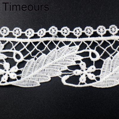 China Fashion Leaf Designed Lace Garment Fashion Accessories Tassel Fringe for sale