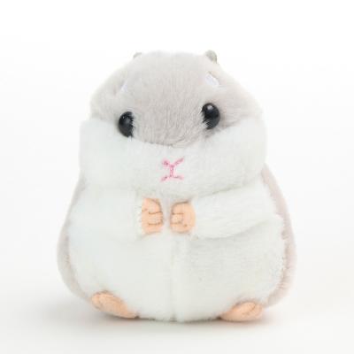 China 2019 Eco-Friendly Cute Plush Hamster Key Chain Gray Gray Lavero Personalizado for sale