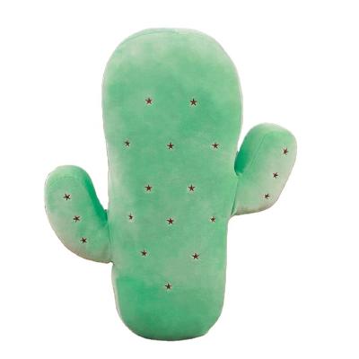 China Cactus Home Decorative Soft Tile Handmade Plush Gift Stuffed Cushion for sale